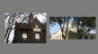 Evang. Gemeindehaus Bruckhausen  und  Moschee in Marxloh